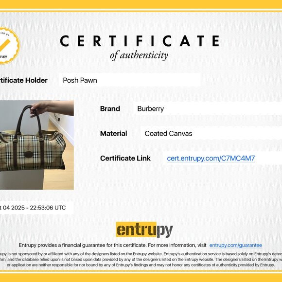 Authentic Burberry Signature Check Boston Holdall Duffle Bag - Picture 13 of 13